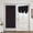 Black, variant on French Door Curtains Blackout Door Curtains for Door Window Thermal Insulated Privacy Sidelight Curtains for Front Door Room Darkening Curtains Tie Up Shades, 26"W x 68"L, 1 Panel