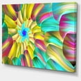 thumbnail image 2 of Spirales de Vitrail Multicolores - Impression sur Toile Florale, 2 of 4