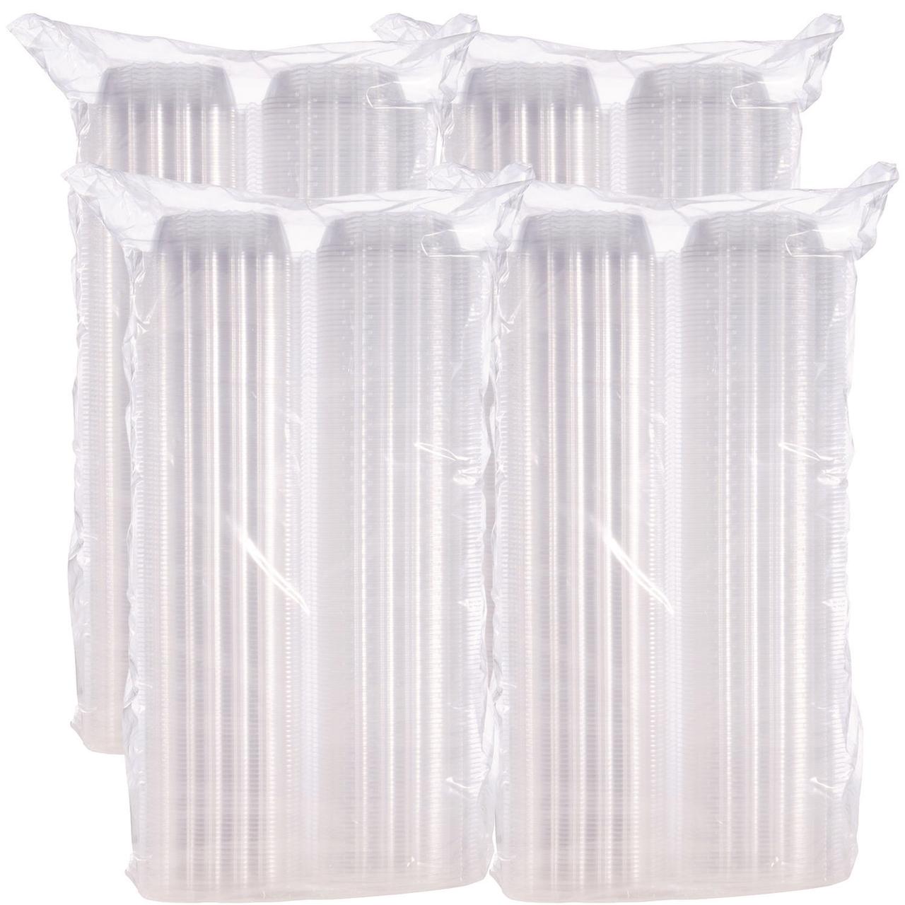 Dart ClearSeal Hinged-Lid Plastic Containers, 5.8 x 6 x 3, Clear, Plastic, 125/Pack, 4 Packs/Carton - image 3 of 4
