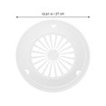 thumbnail image 6 of Trianu 12 Pcs Plastic Paper Plate Holders 10 inch Reusable Paper Plate Holders Round Plate Holder Paper Plate Dispenser with Snap in Grooves for 9 Inch Paper Plates Party, White, 6 of 9