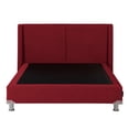 thumbnail image 2 of Box Base Cama Queen Size + Cabecera Milan Rojo, 2 of 8