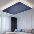 thumbnail image 2 of Navy Blue Magnetic Fluorescent Light Covers for Ceiling Lights 2 x 4 Feet, Modern Pure Navy Blue Office Classroom Kitchen Drop Ceiling Light Covers Lighting Filters Shade Panel 2 Packs, 2 of 9