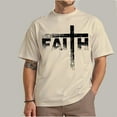thumbnail image 3 of Faith Cross T-Shirt – Christian Graphic Tee with Bold Grunge Design. Perfect for church, faith events, or everyday inspiration., 3 of 6