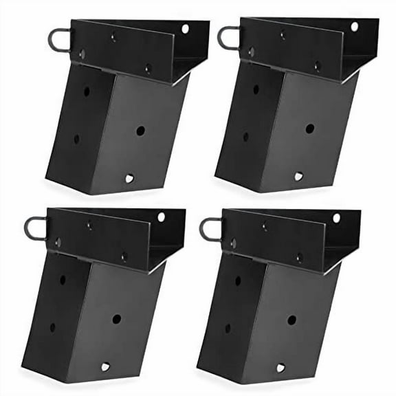 Deer Stand Brackets, 4x4 Green Powder Coated Steel Elevator Brackets
