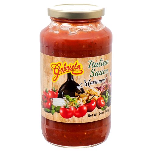 New 378853 Gabriela Italian Sauce Marinara 24Oz (12Pack) Ketchup