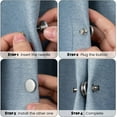 thumbnail image 5 of 10 Pairs Curtain Magnets Closure, Magnetic Curtain Clips to Prevent Lights from Leaking, Home Bedroom Office Curtain Tiebacks, Strong Magnets for Curtains, 5 of 5