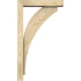 thumbnail image 3 of Ekena Millwork 4"W x 16"D x 28"H Thorton Block Rough Sawn Bracket w/ Offset Brace, Douglas Fir, 3 of 25