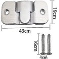 thumbnail image 1 of Conector para muebles de sofá de 24 piezas, soporte de montaje oculto integrado con 48 tornillos, inoxidable, 1 of 2