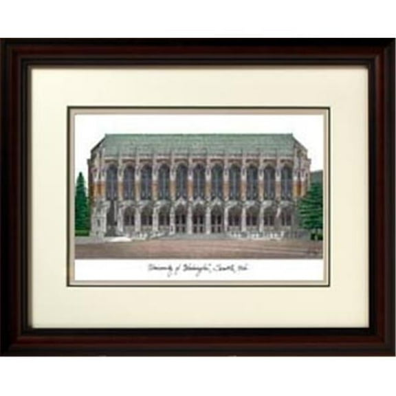 Campus Images WA995R University of Washington Alumnus Framed Lithograph