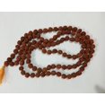 thumbnail image 3 of 2 PCS 8 MM HANDMADE PANCHMUKHI RUDRAKSH MALA ROSARY, 3 of 3