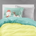 thumbnail image 2 of German Shorthair Snowman Christmas Fabric Standard Pillowcase, 2 of 2