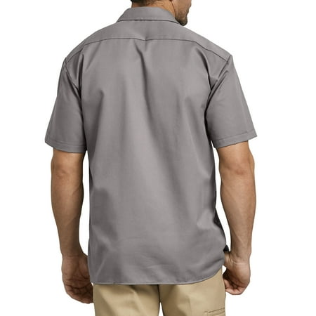 

SHENZHXULIZX Stylish Dickies Mens Big Mens Short Sleeve Twill Work Shirt in Classic Navy Blue with Durable Construction and Comfortable Fit Perfect for Work or Casual Wear