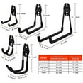 thumbnail image 2 of 5-Pack Garage Hooks Steel Garage Storage Hooks Heavy Duty Wall Hangers Organizer, 2 of 7