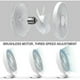thumbnail image 2 of Desk Fan, 8 inch Quiet USB Fan 2000mah Battery Rechargeable 3 Speeds, USB Cable Included, 2 of 5