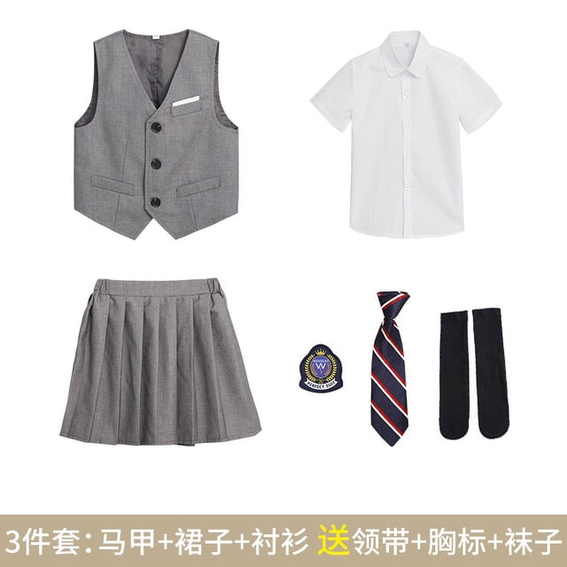 Uniformes escolares para niños, coros de alumnos de primaria y secundaria, recitación de poesía, disfraces, fotos de graduación de jardín de infantes, disfraces de clase