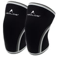thumbnail image 1 of Rodilleras AEOLOS de compresión de 7 mm para levantar objetos pesados, color negro, 1 of 8