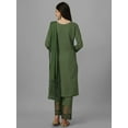thumbnail image 2 of Trendmalls Women's Wear Cotton Silk Fabric Regular Wear Embroidered Straight Kurta Pant Suit set, 2 of 7