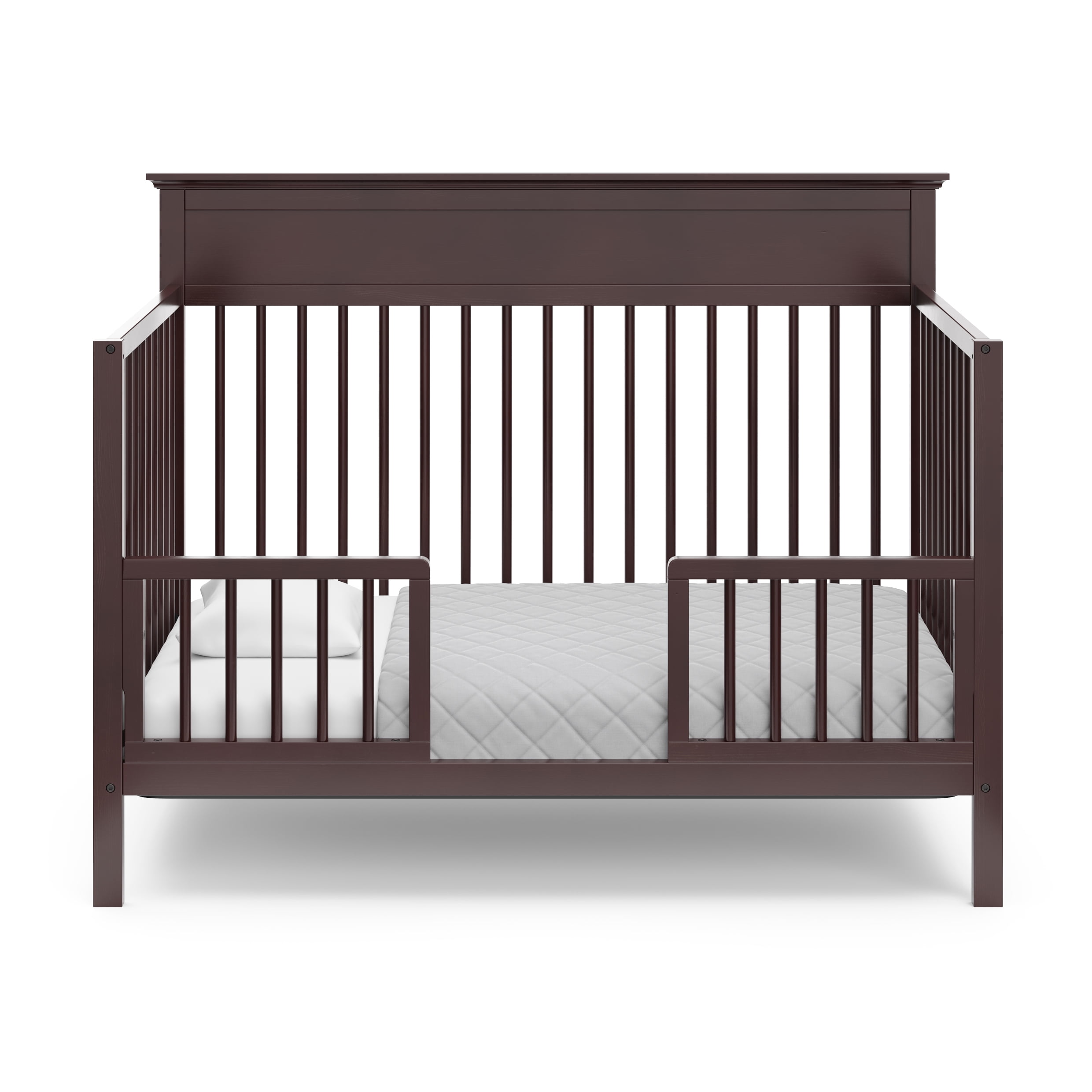 Storkcraft Horizon 5-in-1 Convertible Baby Crib, Espresso