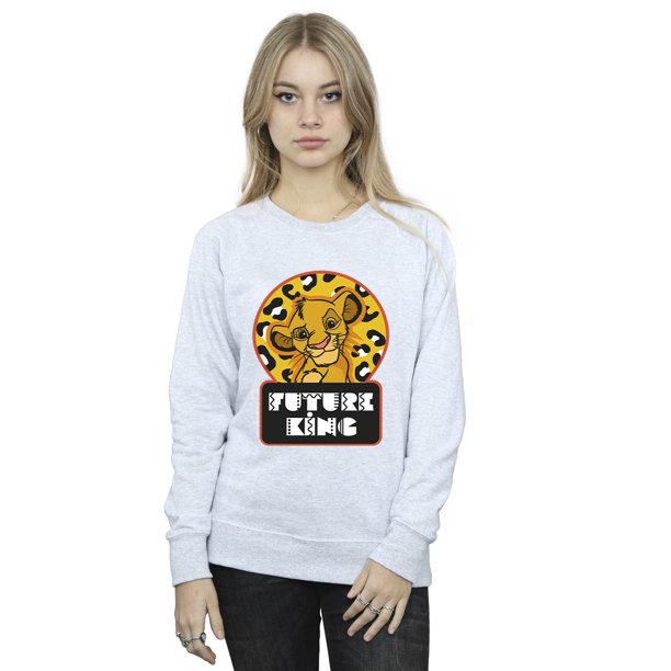 NEWDisney The Lion King Hoodie Women's Sweatshirt Soft Long Sleeve Black  Size XL