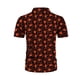 thumbnail image 5 of Camisa de manga corta con cuello en V para hombre, con estampado de Halloween, informal, con estampado de blusa Pompotops  oipoqjl45899, 5 of 7
