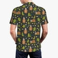 thumbnail image 3 of Balery Funny Sloths In The Forest Printed Men’s Short Sleeve Polo Shirt, Midweight Men's Shirt,Golf Polo shirts -4X-Large, 3 of 8