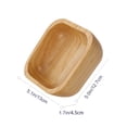 thumbnail image 4 of Wooden Fruit Bowl Practical Salad Bowl Square Snacks Bowl Multifunctional Bowl, 4 of 8