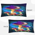 thumbnail image 3 of Bingfone Magic Mushrooms ,Fireflies Printed Pillowcase 20x36 inches - Standard Pillow Cases with Envelope Closure,Gifts for Women Men, 3 of 9