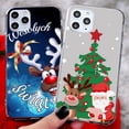 thumbnail image 4 of FX-23 Funda Blanda De Silicona Ciervo De Navidad Para Compatible Con Tecno Camon 18 18T 18P 16 18I Premier 15 17 17P Pro Lite, 4 of 4