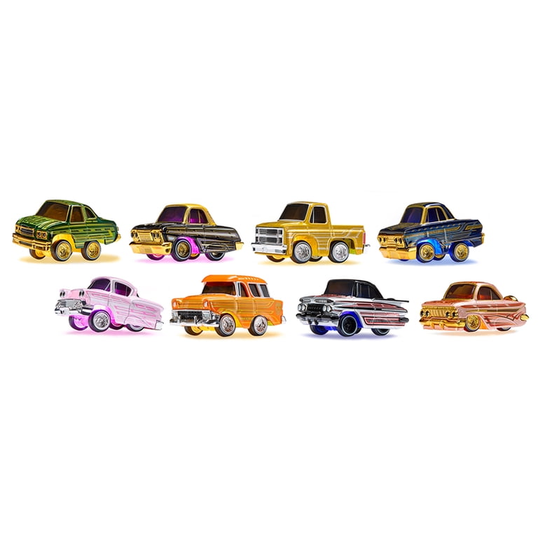 CarTuned Lowriders Show Glow Series 2 Set of 8 Diecast Models