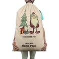 thumbnail image 3 of Printtoo Pack Of 2 Pcs Xmas Presents Storage Bags Large Santa Gift Sack With Drawstring Christmas Party Favor 27x20 Inch, 3 of 9