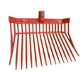 thumbnail image 4 of Cabezal de repuesto para horquilla de estiércol de caballo con púas anguladas, rastrillo multiusos para estiércol de caballo en ganadería, deshierbe, Rojo, 4 of 8