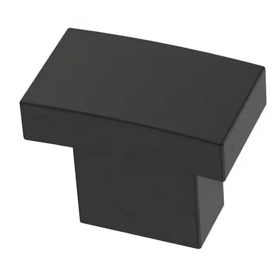 Liberty P48645C-FB 1 1/4" Bold Arch Drawer Knob Matte Black Finish