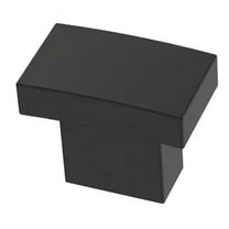Liberty P48645C-FB 1 1/4" Bold Arch Drawer Knob Matte Black Finish