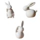 thumbnail image 1 of 3 Figuritas De Conejo De Cerámica Modernas, Estatua De Pascua, Decoración De Librería Para El Hogar, Regalo, 1 of 7