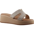 thumbnail image 2 of Sandalia Mujer Aria by Eh! Plataforma Casual Confort beige 25, 2 of 4