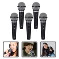 thumbnail image 3 of CIMAXIC Fête 5 Pcs Faux Microphone Accessoire Modèle de Microphone Réaliste, 6.5"X1.97"X1.97 Pouces, 3 of 4