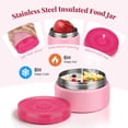 thumbnail image 6 of Bento Lunch Box Set for Kids with 9.5oz Soup Thermo Leak-Proof Lunch Food Container with Insulated Hot Food Jar for Kid Toddler Girls Boys Teens to School,Travel, 6 of 8