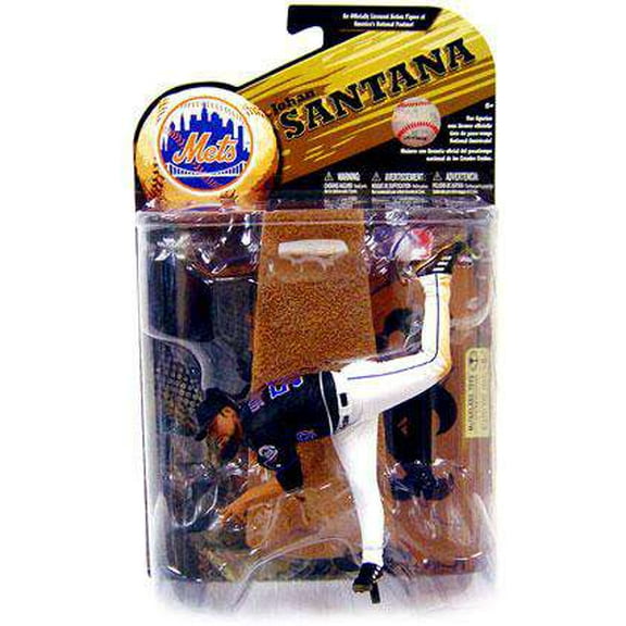 McFarlane MLB Sports Picks Series 24 Johan Santana Action Figure (Black Jersey)