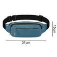 thumbnail image 2 of Apuakthei Fanny Pack para mujeres hombres impermeable correr senderismo viajar cinturón bolsa ajuste teléfonos, 2 of 5