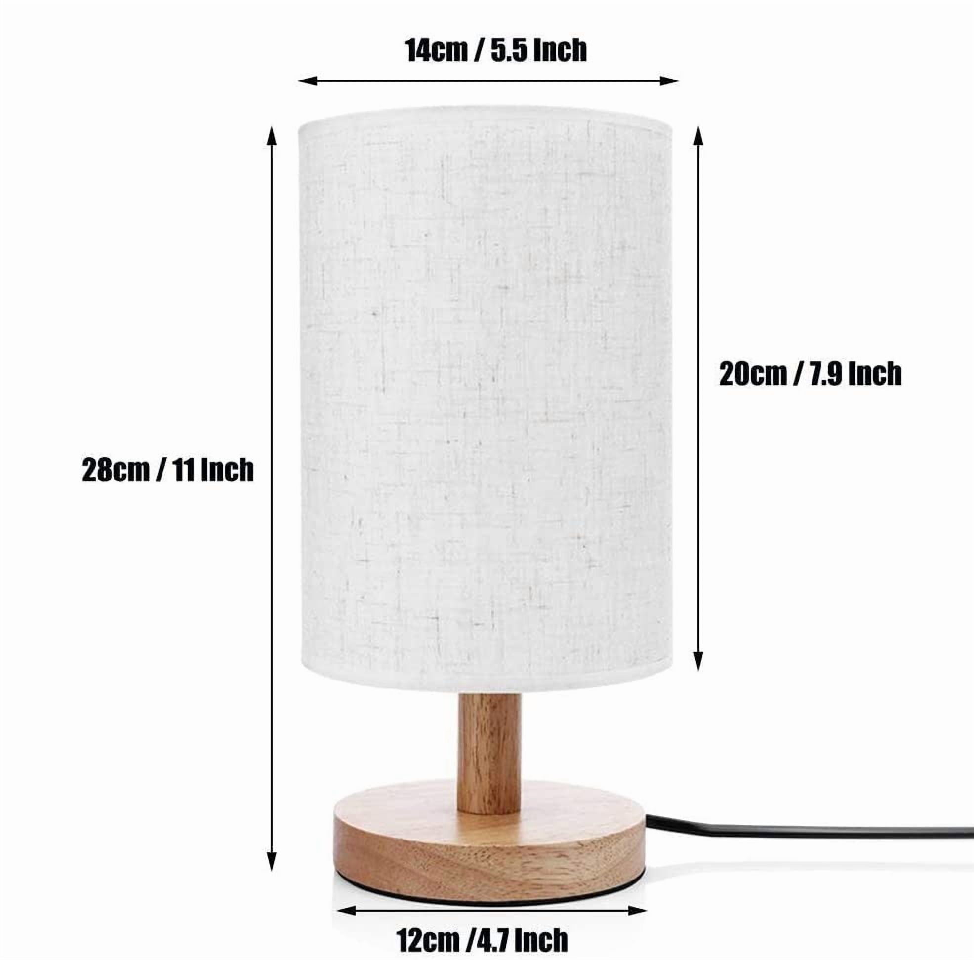 Table Lamp Super Sonic Night Light Wood Base Room Decoration or Great Gift Ideas