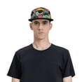 thumbnail image 5 of Kdxio Angry Shark Pattern Print Snapback Hat for Men Women,Adjustable Baseball Cap, 5 of 7