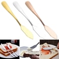 thumbnail image 5 of Sufanic 10Pcs Stainless Steel Cheese Spreader Jam Butter Spreaders Cream Knife,Gold, 5 of 7