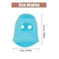 thumbnail image 3 of 10Pcs Silicone Nail Protectors Sewing Nail Covers Practice Embroidery Accessories, 3 of 8