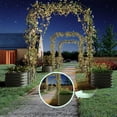thumbnail image 5 of Riedhoff Vertical Gardening Arch Kit with 95" H Tall Metal Raised Beds for Vines,Flowers,Beige, 5 of 7
