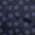 thumbnail image 1 of oneOone Polyester Spandex Blue Fabric Floral Dress Material Fabric Print Fabric By The Yard 56 Inch Wide, 1 of 5