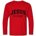 thumbnail image 3 of Inktastic Jesus is the Reason for the Season Long Sleeve Youth T-Shirt, 3 of 5