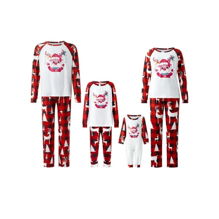 

Peyakidsaa Family Christmas Pjs Matching Sets Baby Xmas Matching Jammies for Adults and Kids