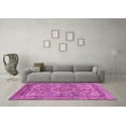 thumbnail image 3 of Ahgly Company Indoor Rectangle Abstract Purple Modern Area Rugs, 7' x 9', 3 of 4