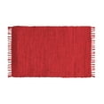 thumbnail image 4 of Cotton Rag Rug 24x36'' | 2x3' Multicolor Area Rugs- Hand Woven Washable & Reversible for Living Room Kitchen Entryway Throw Rug with Tassel, 4 of 5