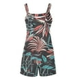 thumbnail image 4 of Drses Womens Summer Casual Loose Tank Romper Sleeveless Crewneck Jumpsuit Shorts Romper with Pockets, 4 of 5